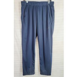 NIKE STANDARD FIT TRAINING PANTS IN NAVY, SZ LARGE
